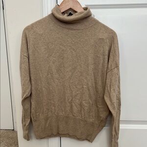 Madewell Women’s Tan Turtleneck Sweater